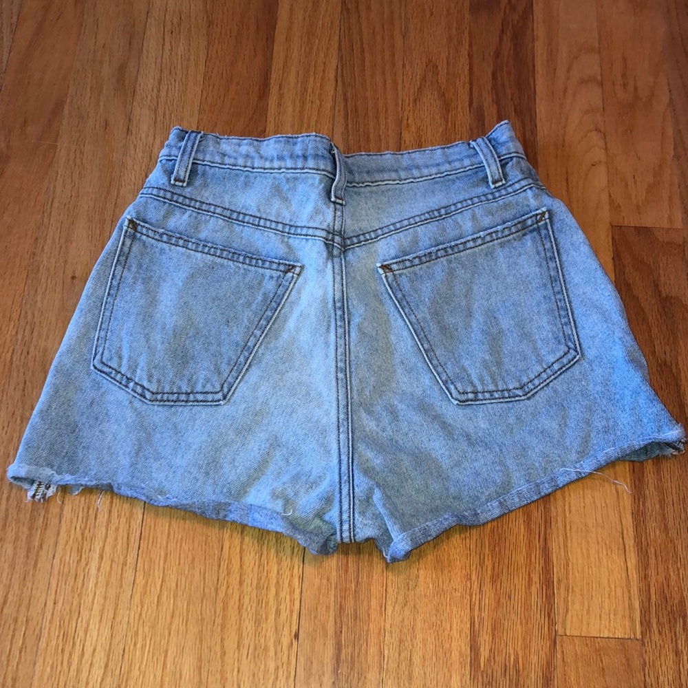 American apparel shorts high waisted jean size 25 - Picture 4 of 4